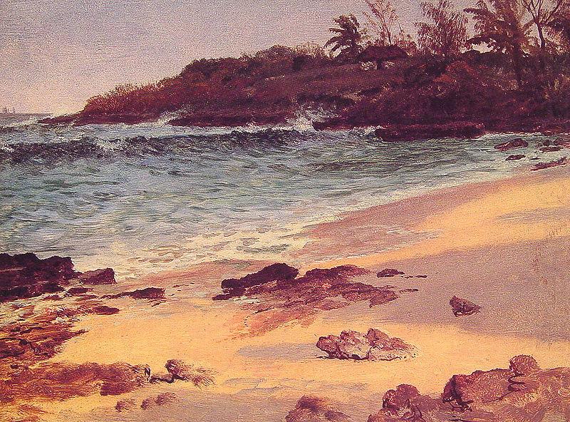 Bahama_Cove, Albert Bierstadt